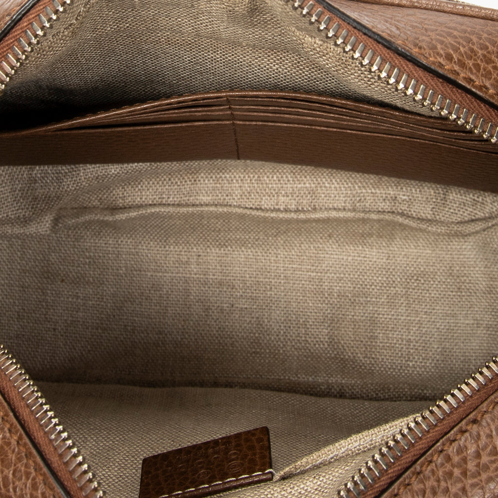 Shoulder Bag Mini Bree Crossbody Beige Monogrammed Canvas