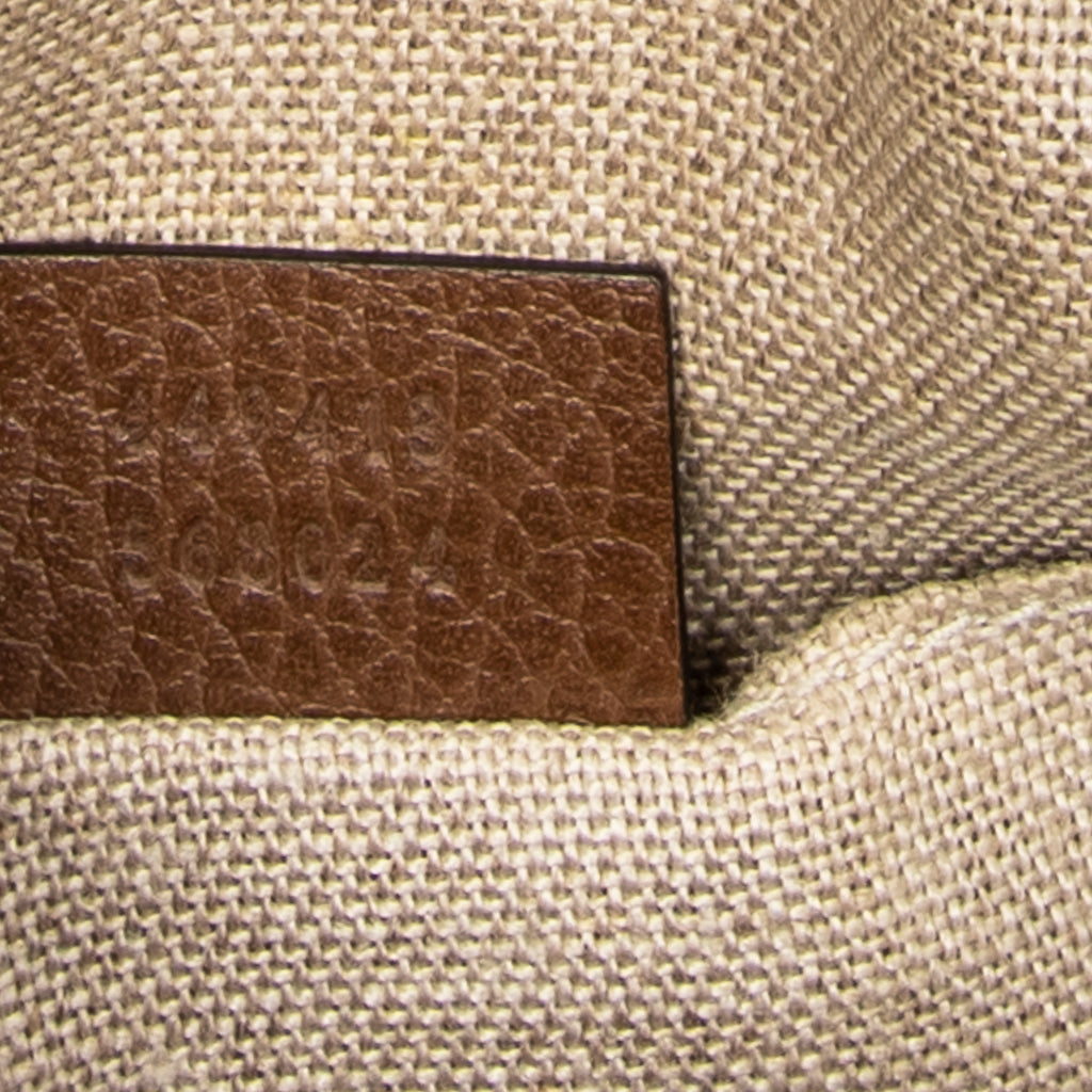 Shoulder Bag Mini Bree Crossbody Beige Monogrammed Canvas