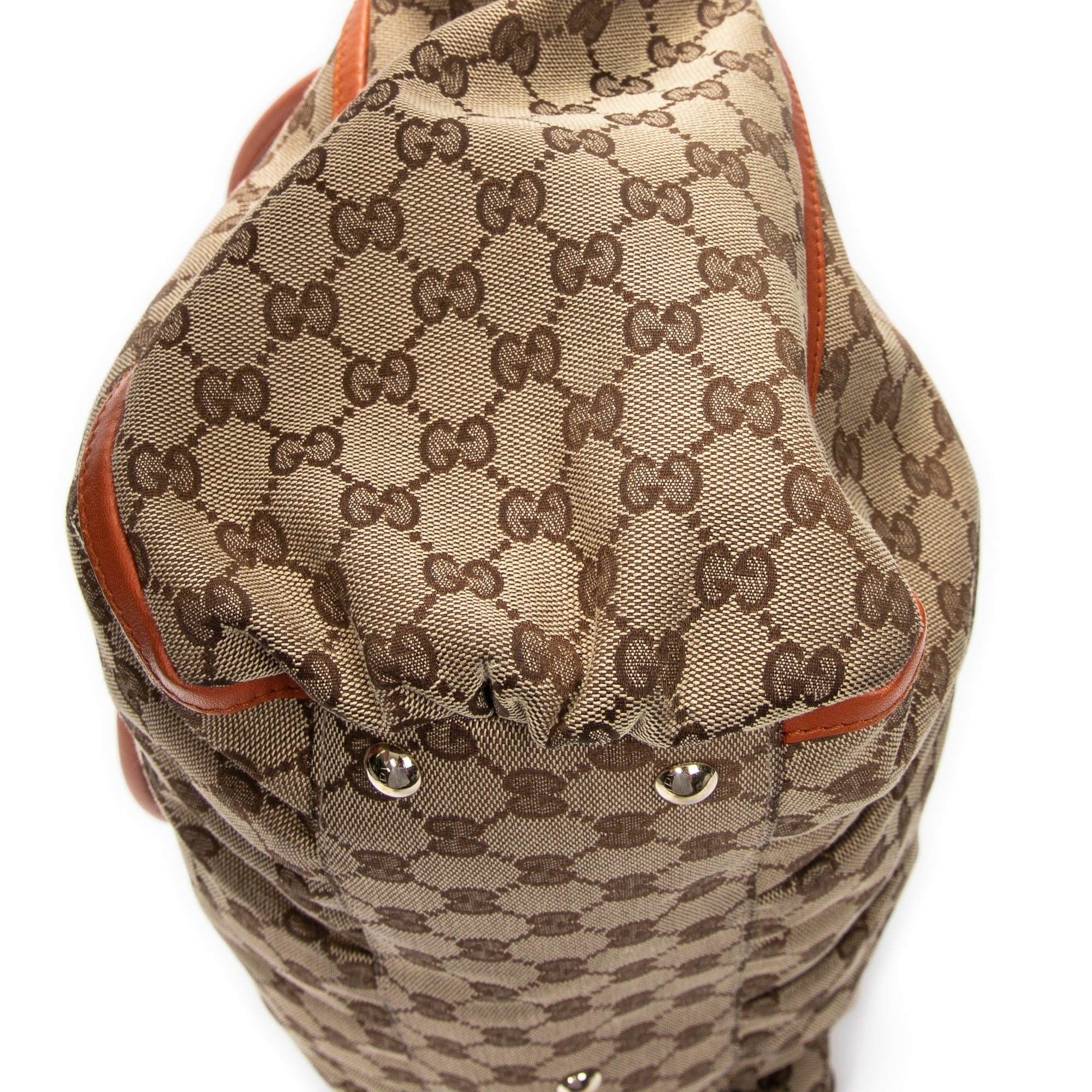 Shoulder Bag Abbey D-Ring Zip Tote Beige Monogrammed Canvas