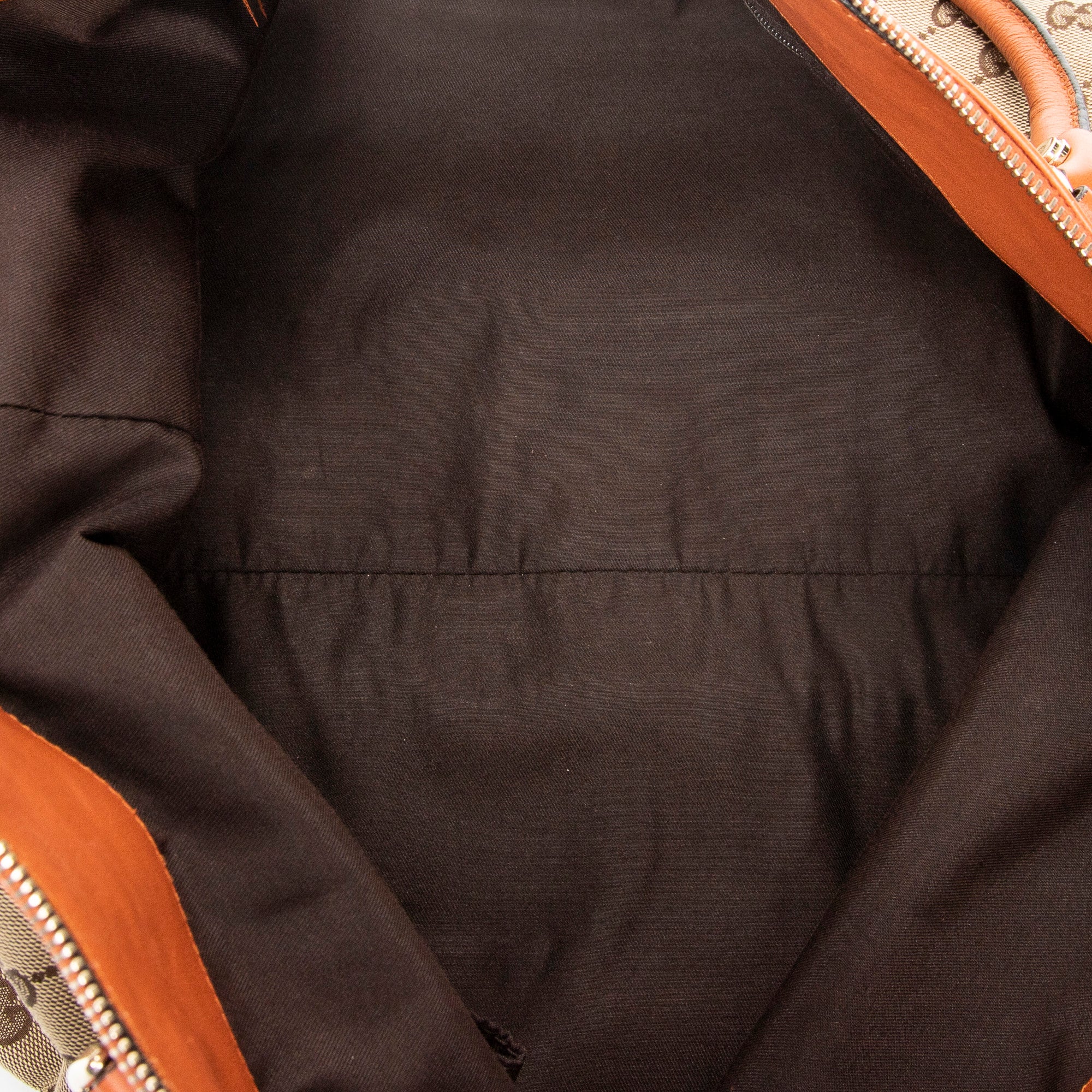 Shoulder Bag Abbey D-Ring Zip Tote Beige Monogrammed Canvas