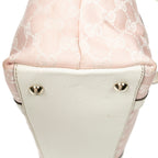 Shoulder Bag Abbey Zip Tote Pink Monogrammed Canvas