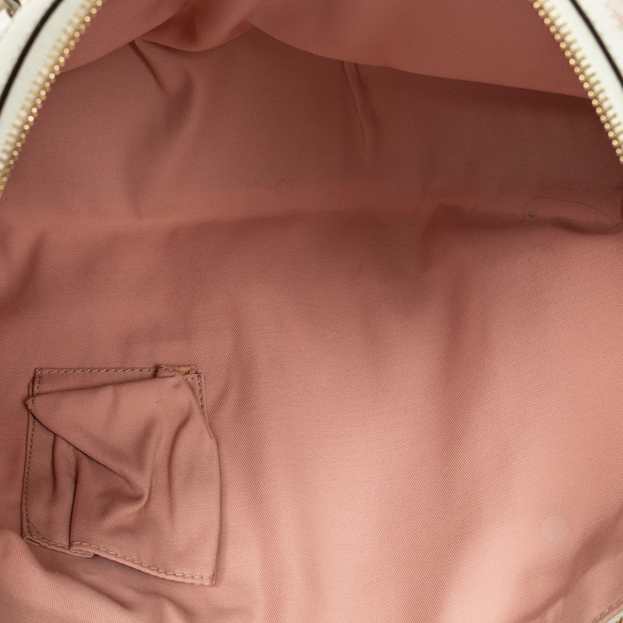 Shoulder Bag Abbey Zip Tote Pink Monogrammed Canvas
