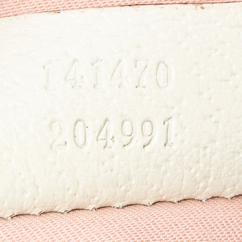 Shoulder Bag Abbey Zip Tote Pink Monogrammed Canvas