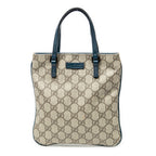 Handbag Mini Flat Tote Beige Supreme Coated Canvas