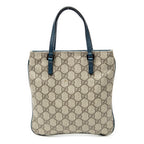 Handbag Mini Flat Tote Beige Supreme Coated Canvas