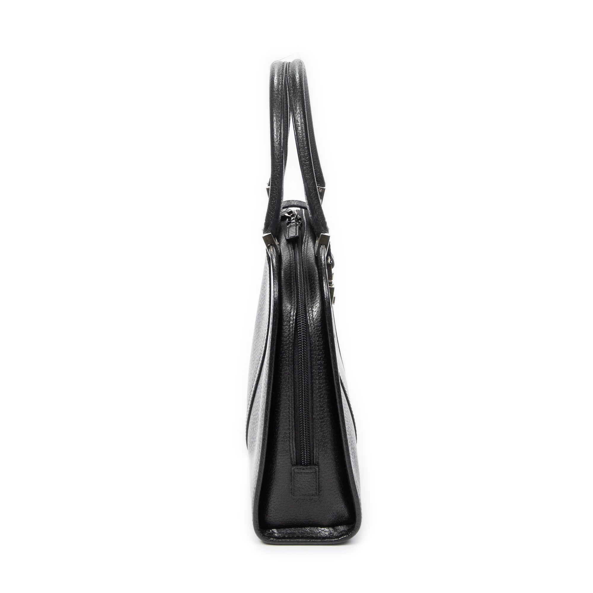 Shoulder Bag Jackie Dome Bag Black Calfskin Leather