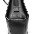 Shoulder Bag Jackie Dome Bag Black Calfskin Leather