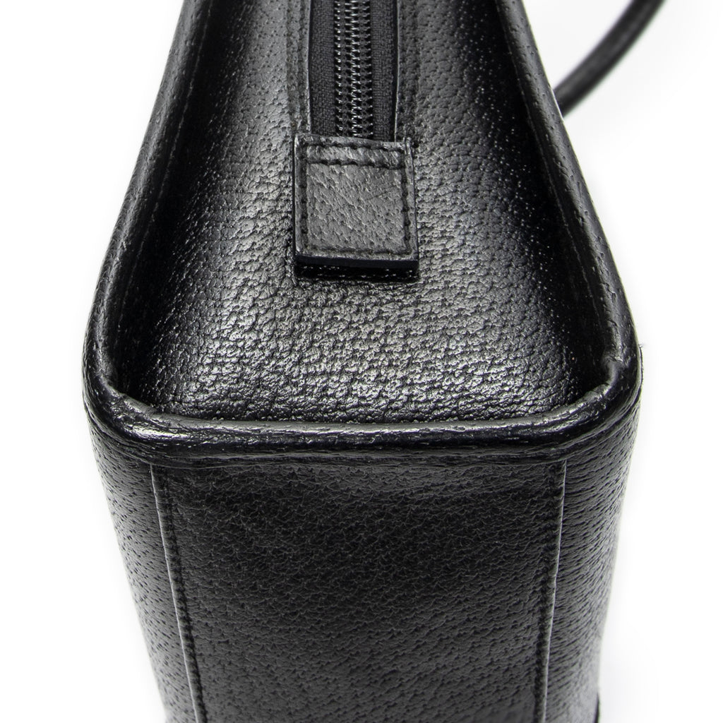 Shoulder Bag Jackie Dome Bag Black Calfskin Leather