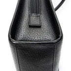 Shoulder Bag Jackie Dome Bag Black Calfskin Leather
