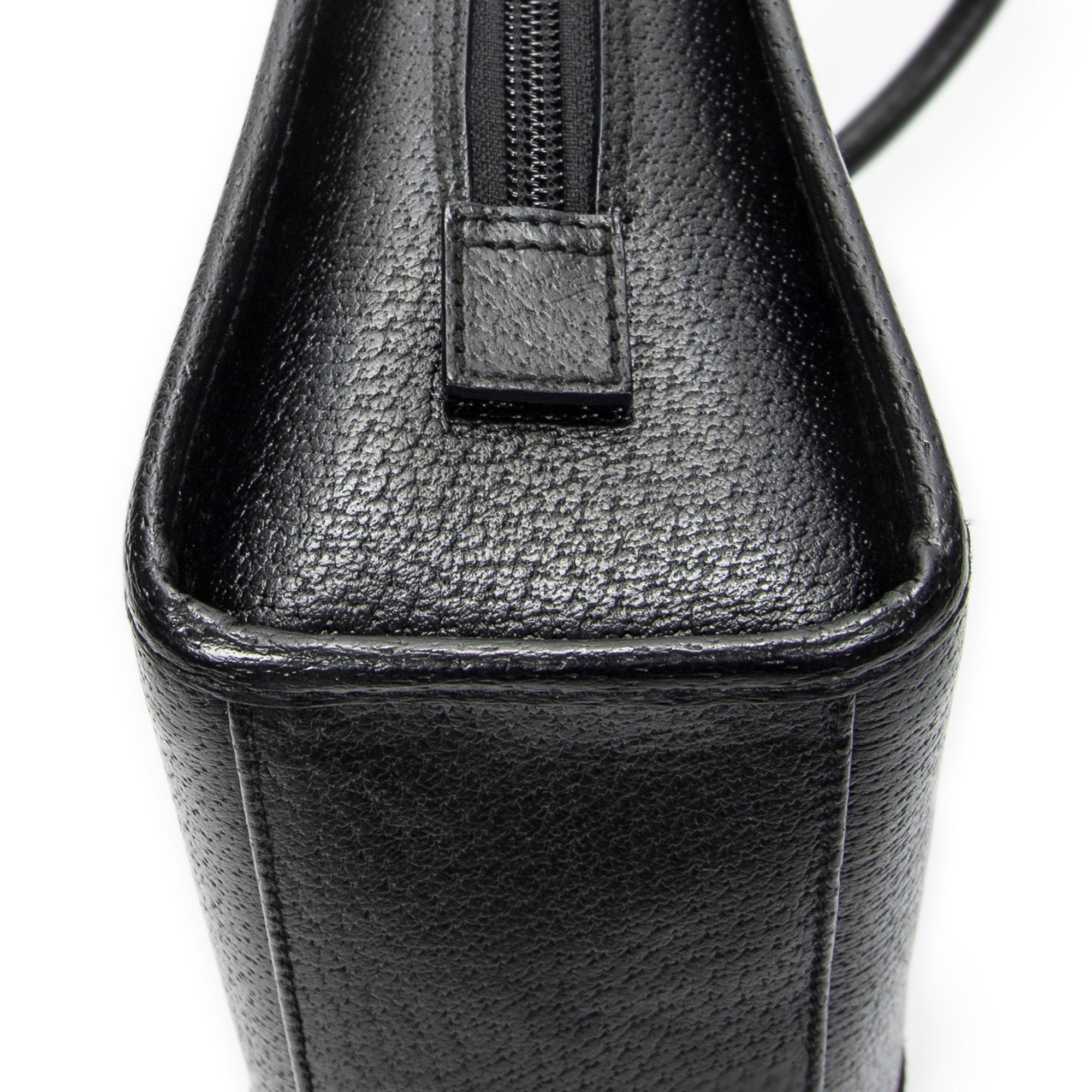 Shoulder Bag Jackie Dome Bag Black Calfskin Leather