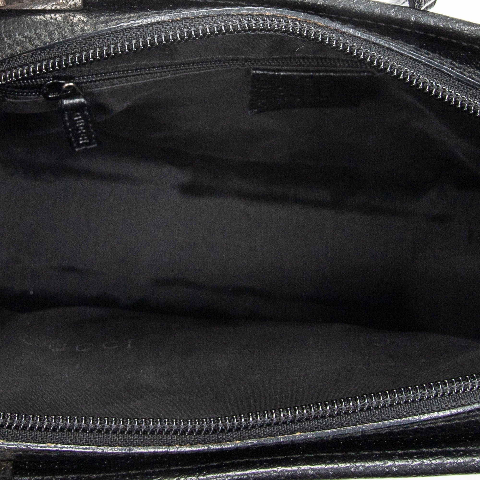 Shoulder Bag Jackie Dome Bag Black Calfskin Leather