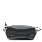 Shoulder Bag Mini Swing Tote Black Calfskin Leather