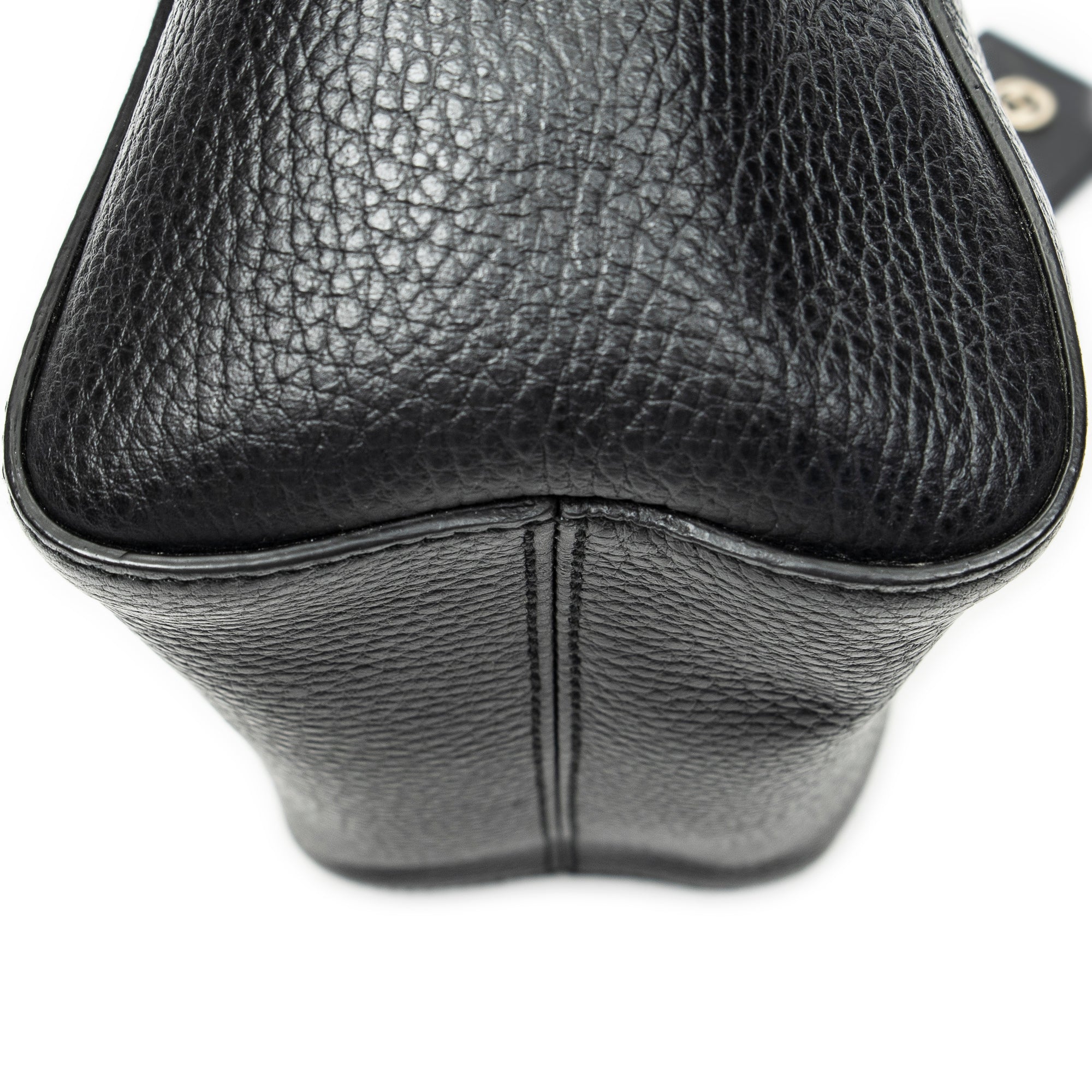 Shoulder Bag Mini Swing Tote Black Calfskin Leather