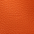 Wallet Dogon Long Wallet GM Orange Clemence Leather