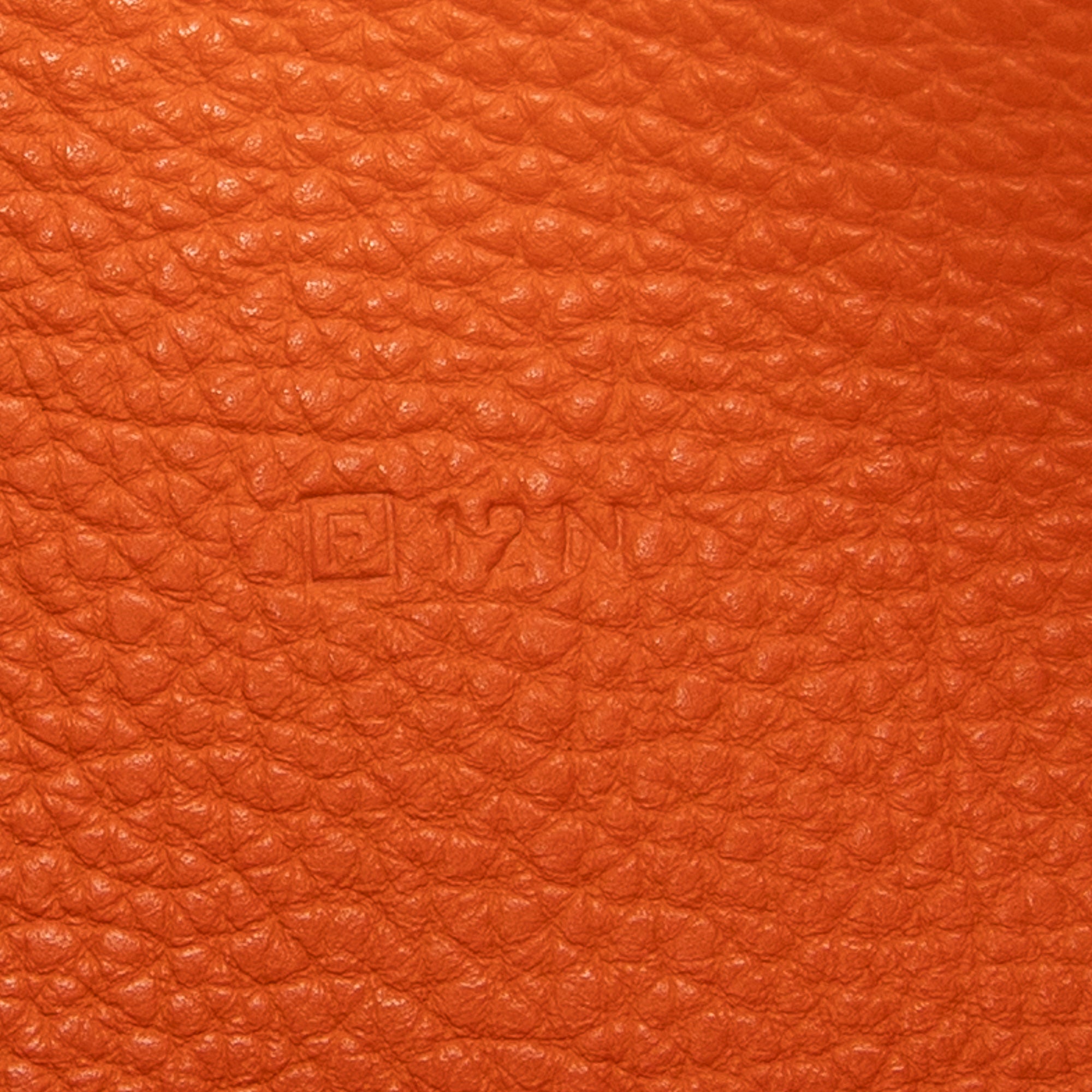 Wallet Dogon Long Wallet GM Orange Clemence Leather