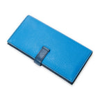 Wallet Bearn Soufflet Wallet Blue Izmir Chevre Mysore Leather