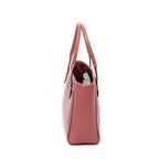 Handbag Heritage Tote Small Pink Calfskin Leather