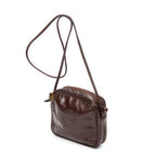 Shoulder Bag Vintage Anagram Crossbody Brown Calfskin Leather
