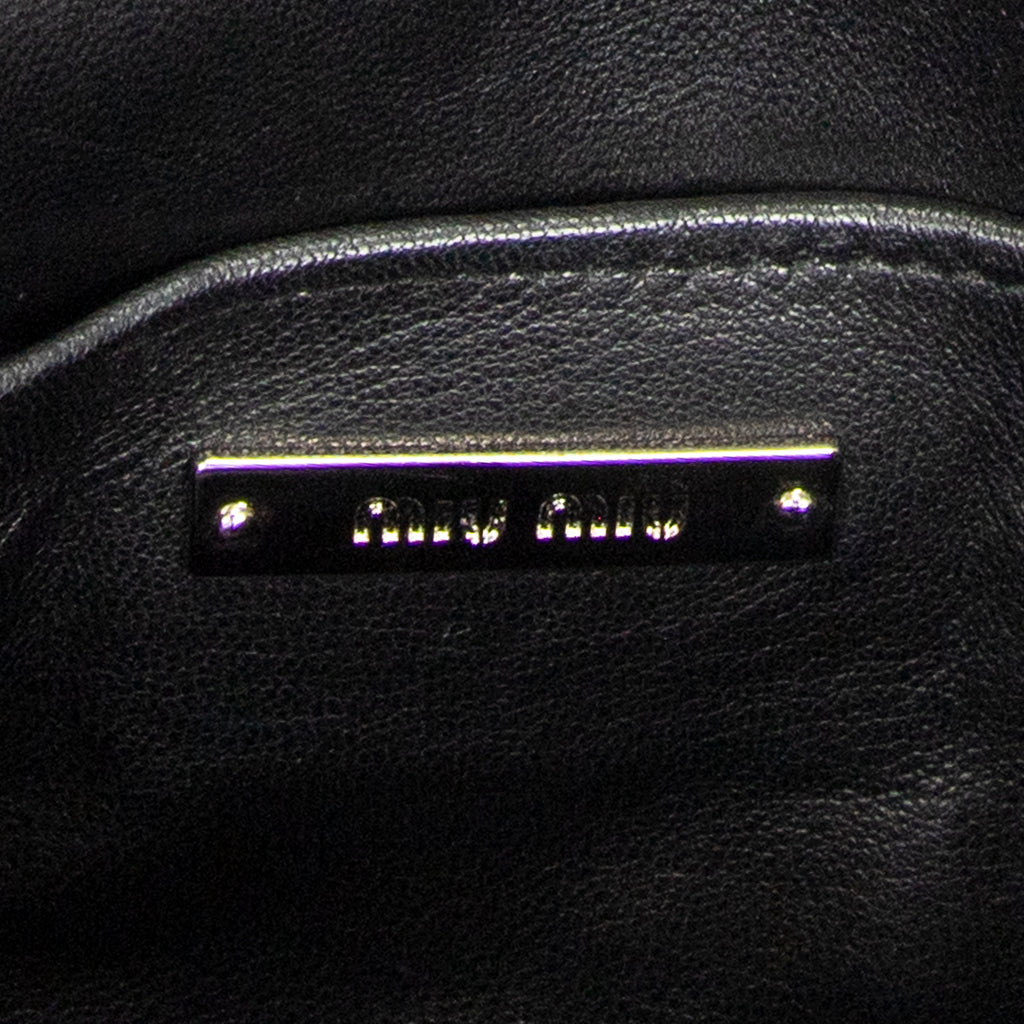 Sac à main femme Crystal Flap en bandoulière en cuir Nappa matelassé noir