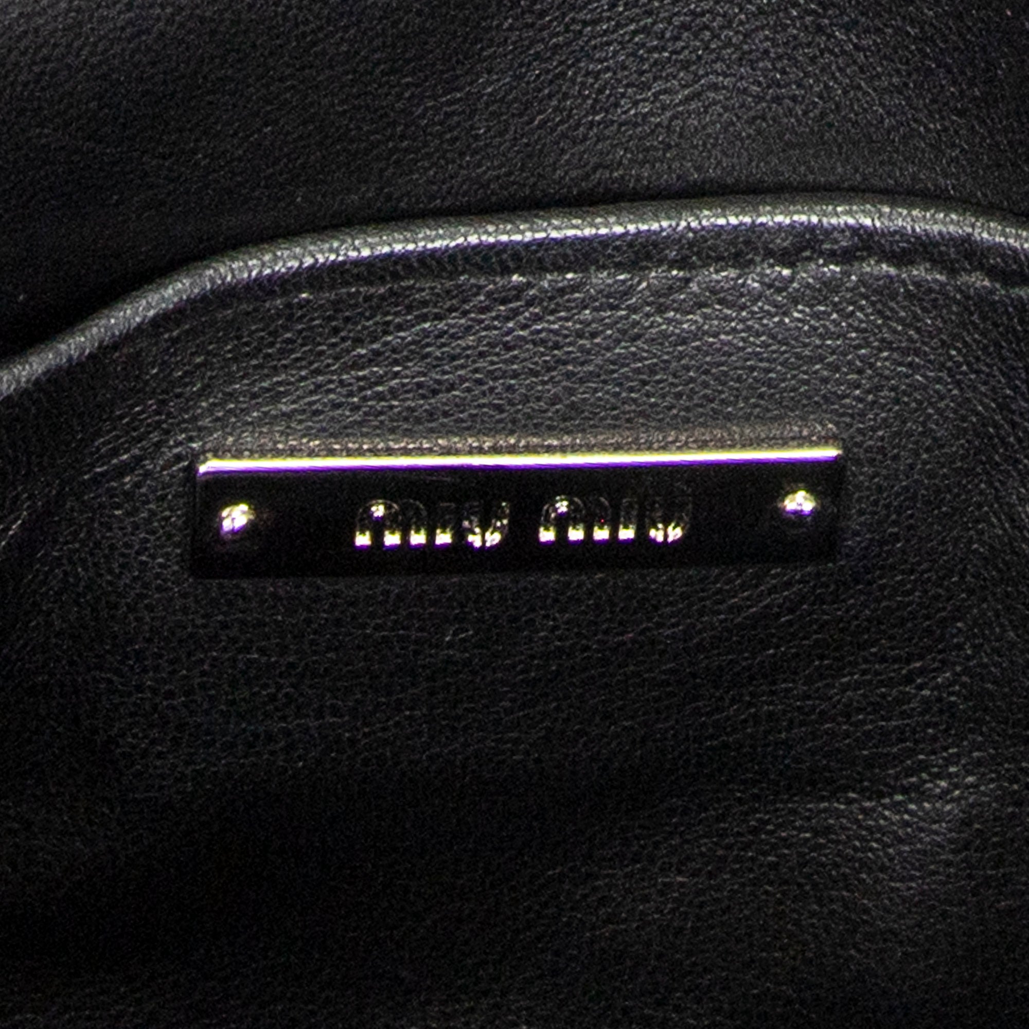 Sac à main femme Crystal Flap en bandoulière en cuir Nappa matelassé noir