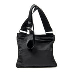 Shoulder Bag Small Crossbody Black Nylon Canvas