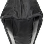 Shoulder Bag Small Tote Black Nylon Canvas