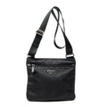 Shoulder Bag Medium Messenger Black Nylon Canvas