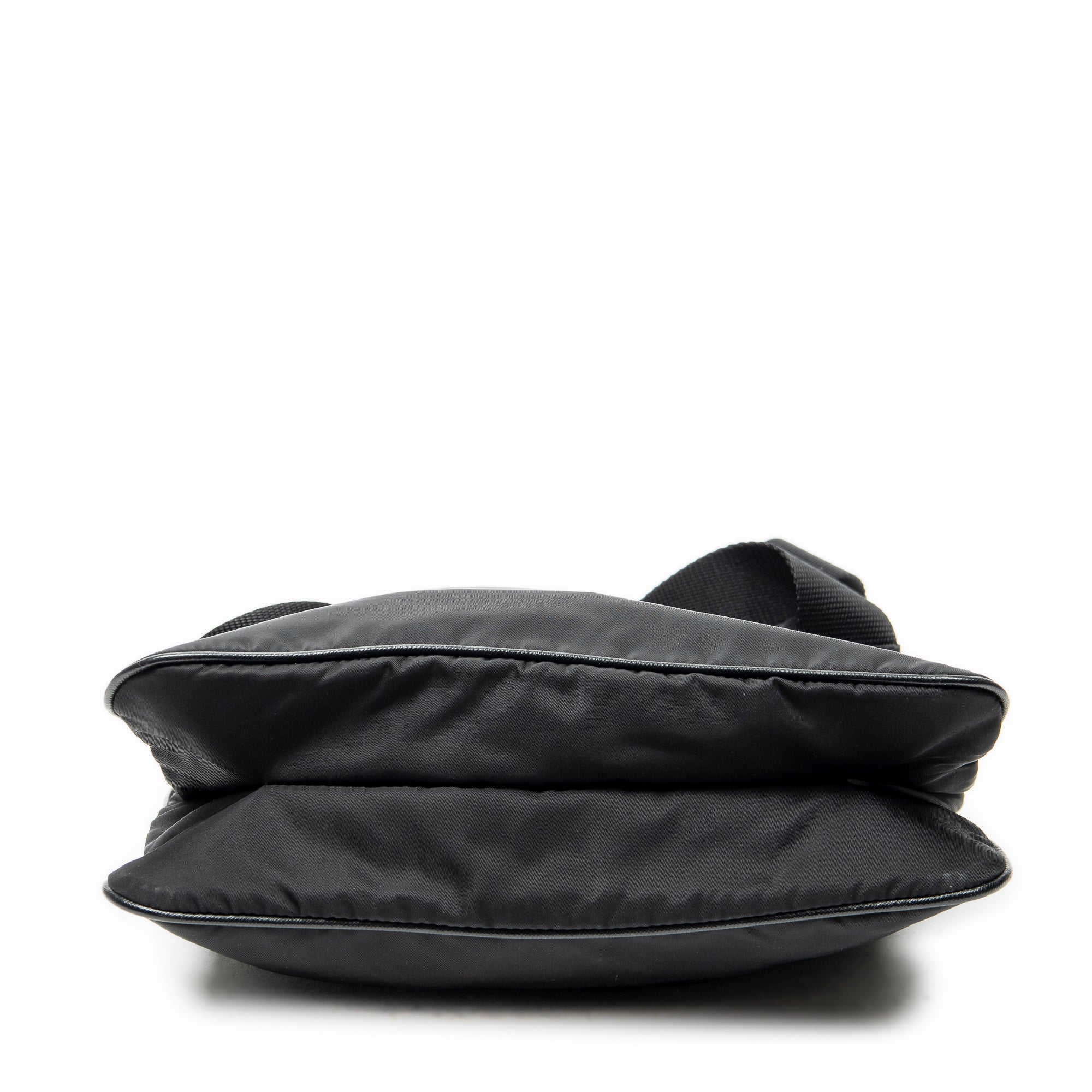 Shoulder Bag Medium Messenger Black Nylon Canvas