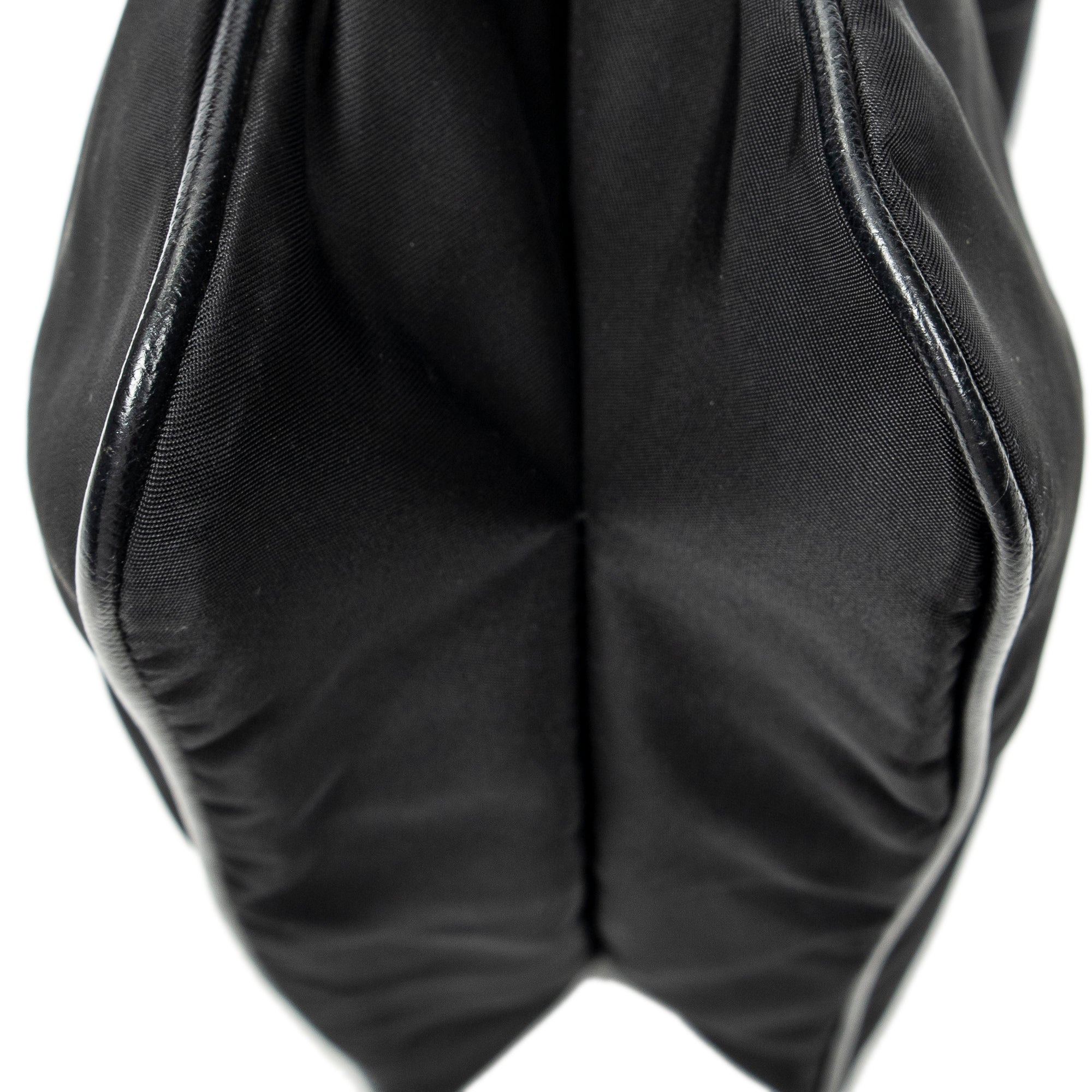 Shoulder Bag Medium Messenger Black Nylon Canvas