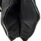 Shoulder Bag Medium Messenger Black Nylon Canvas