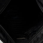 Shoulder Bag Medium Messenger Black Nylon Canvas