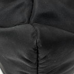 Shoulder Bag Square Crossbody Black Nylon Canvas