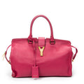 Handbag Medium Classic Y Cabas Fuchsia Calfskin Leather