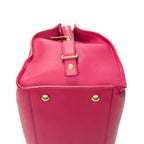 Handbag Medium Classic Y Cabas Fuchsia Calfskin Leather