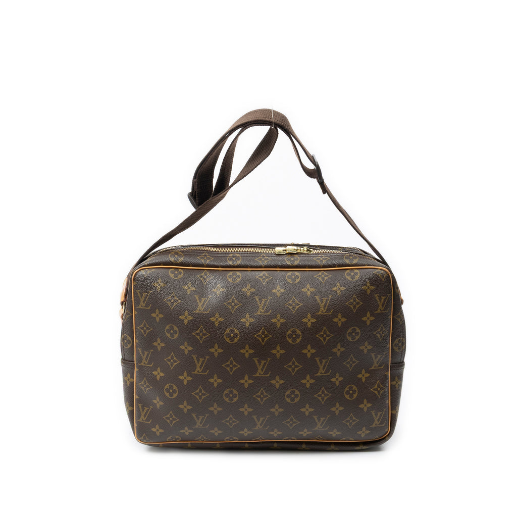 Sac bandoulière Reporter GM Toile Monogram marron