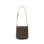 Shoulder Bag Musette Salsa Brown Monogram Canvas