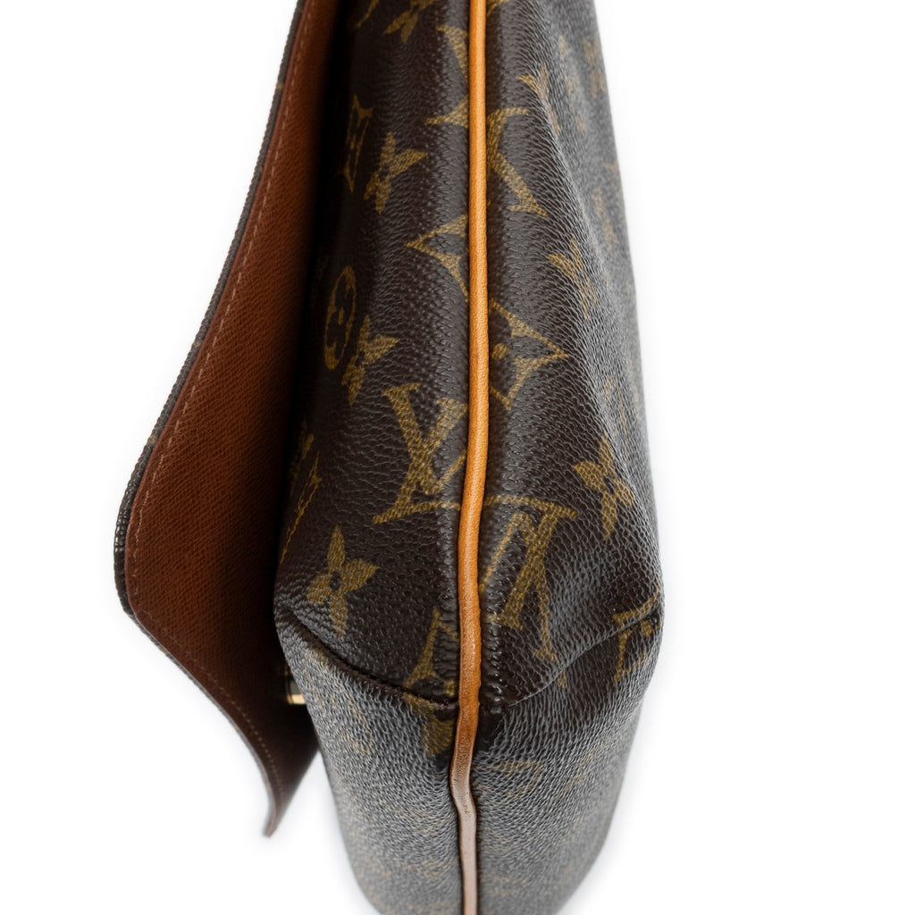 Shoulder Bag Musette Salsa Brown Monogram Canvas