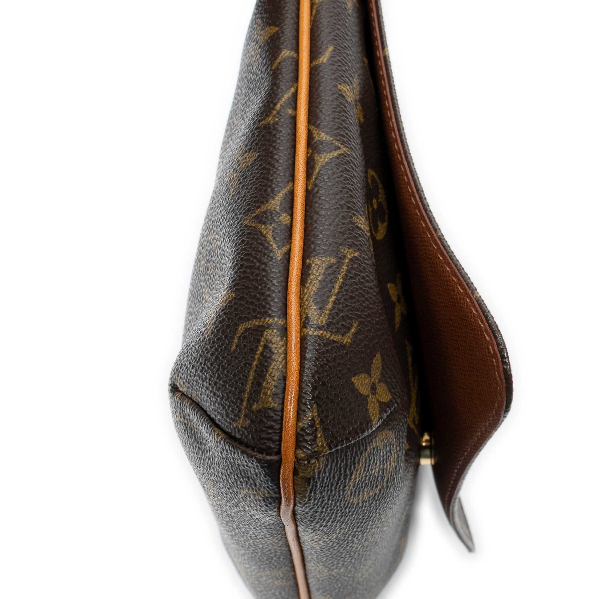 Shoulder Bag Musette Salsa Brown Monogram Canvas