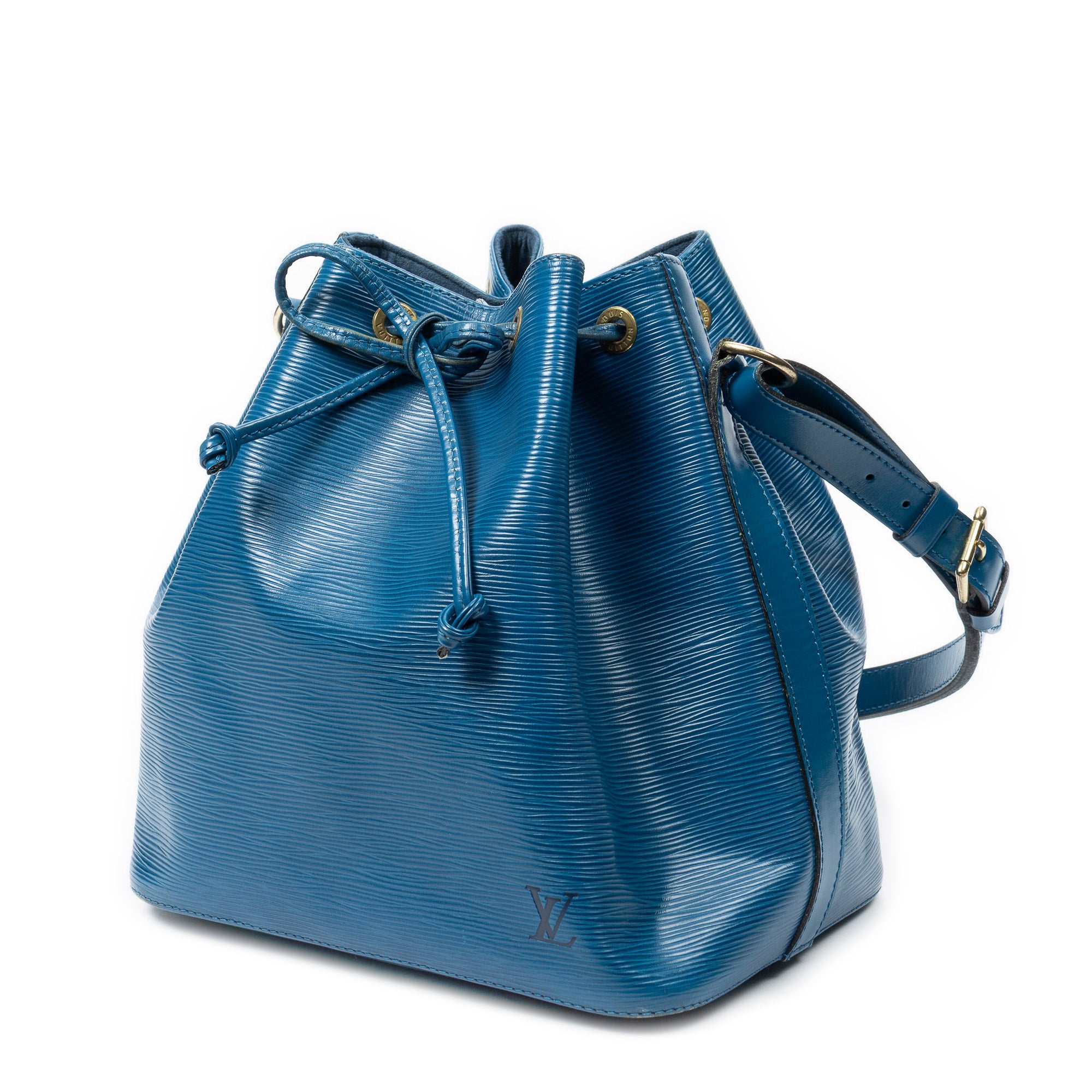 Shoulder Bag Noe PM Blue Epi
