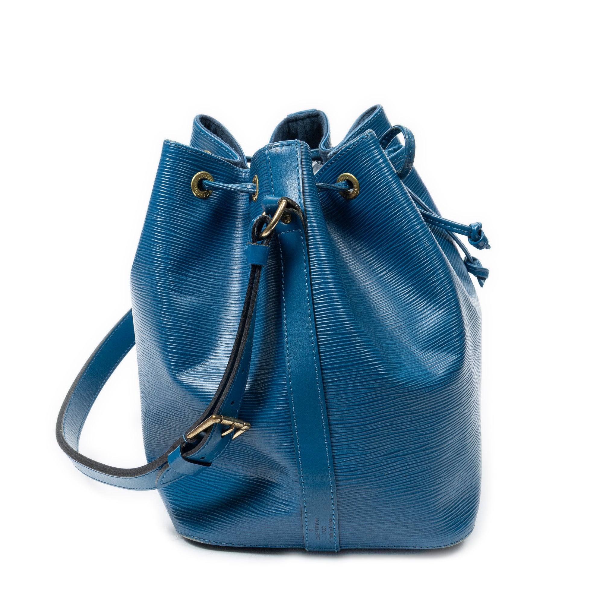 Shoulder Bag Noe PM Blue Epi