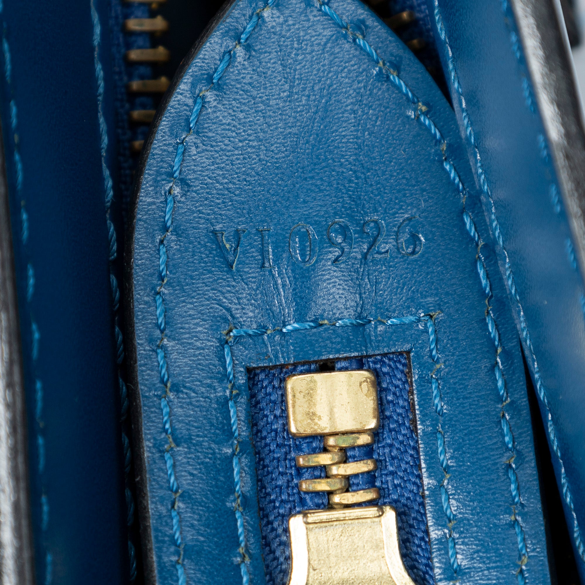 Handbag St-Jacques PM Blue Epi