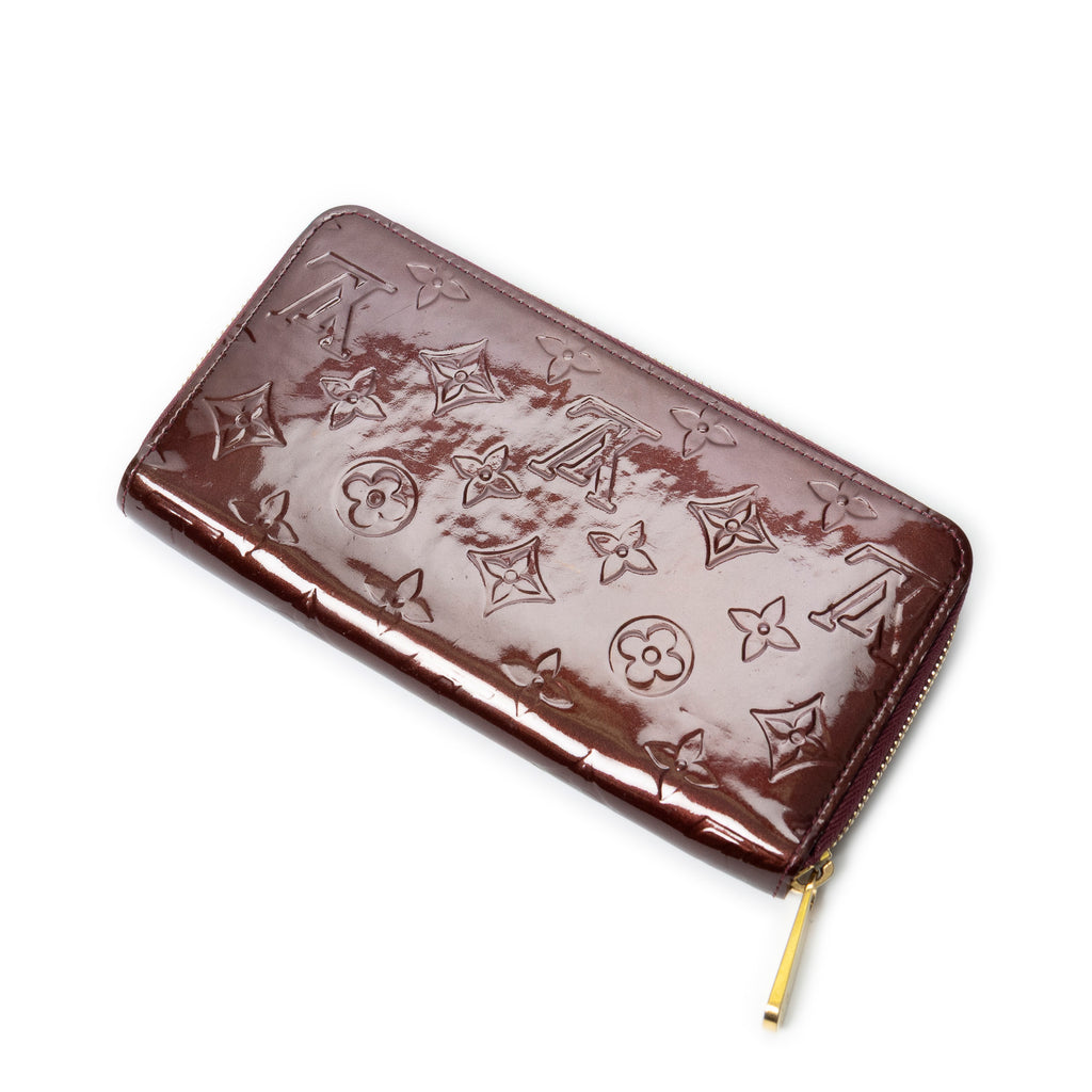 Wallet Zippy Wallet Rouge Fauviste Monogram Vernis