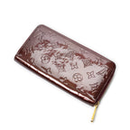 Wallet Zippy Wallet Rouge Fauviste Monogram Vernis