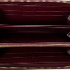 Wallet Zippy Wallet Rouge Fauviste Monogram Vernis