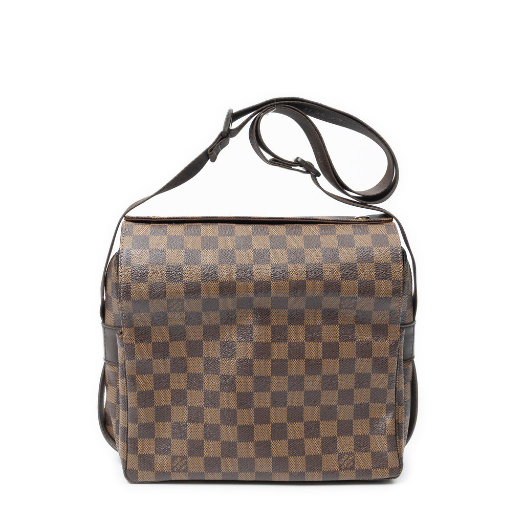 Sac à bandoulière Naviglio Damier Ebene marron