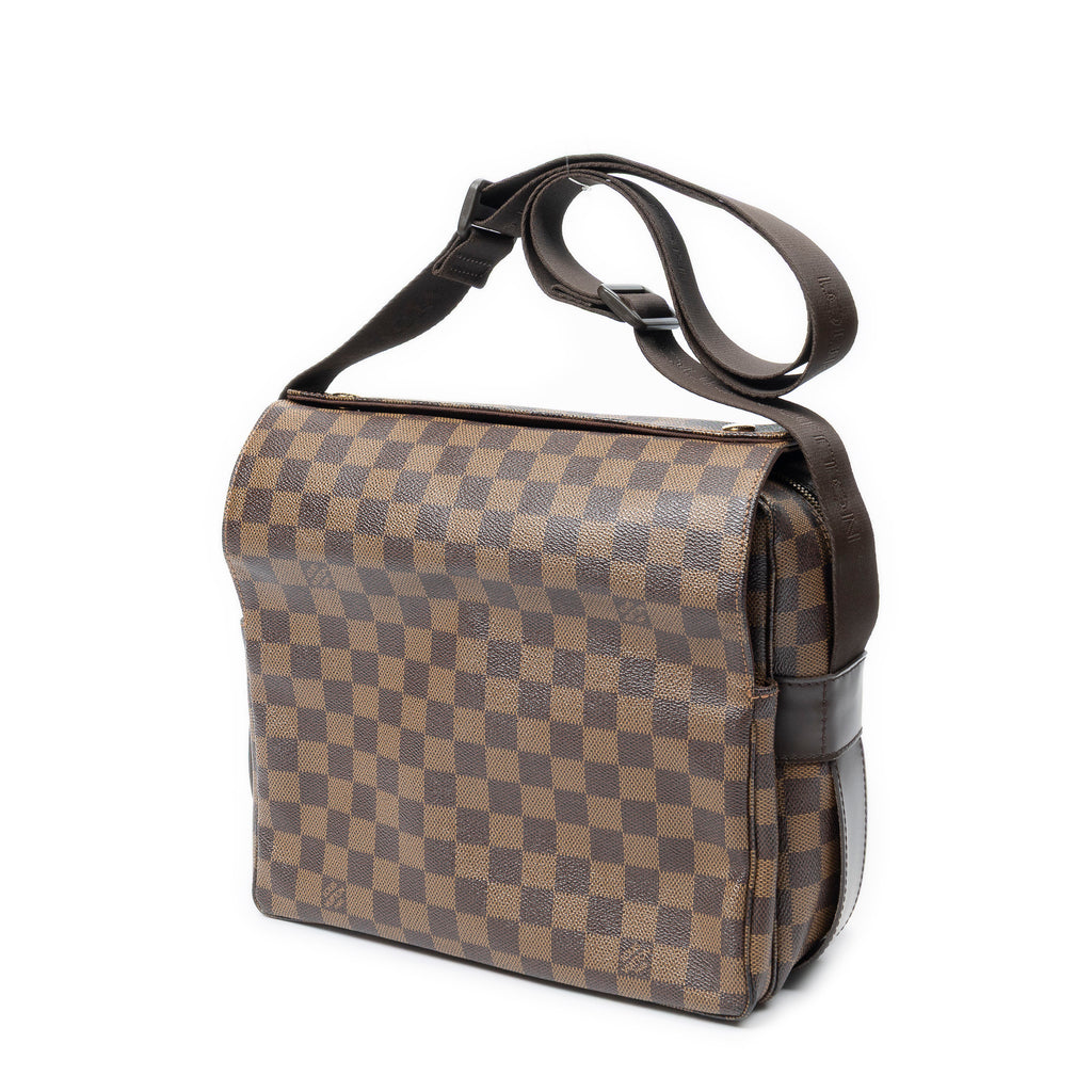 Shoulder Bag Naviglio Brown Damier Ebene