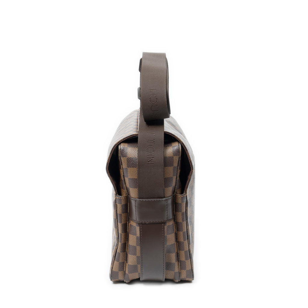 Shoulder Bag Naviglio Brown Damier Ebene