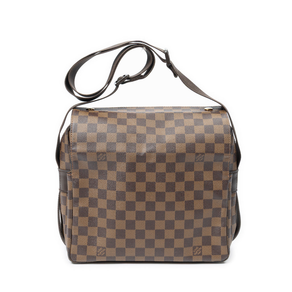 Shoulder Bag Naviglio Brown Damier Ebene