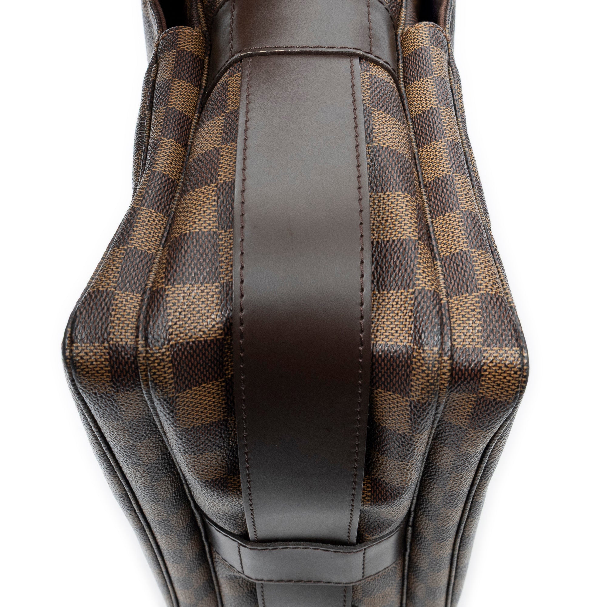 Shoulder Bag Naviglio Brown Damier Ebene