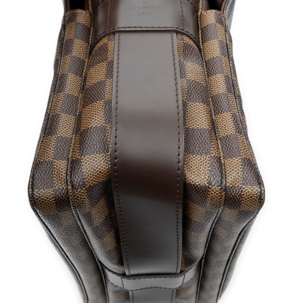 Shoulder Bag Naviglio Brown Damier Ebene